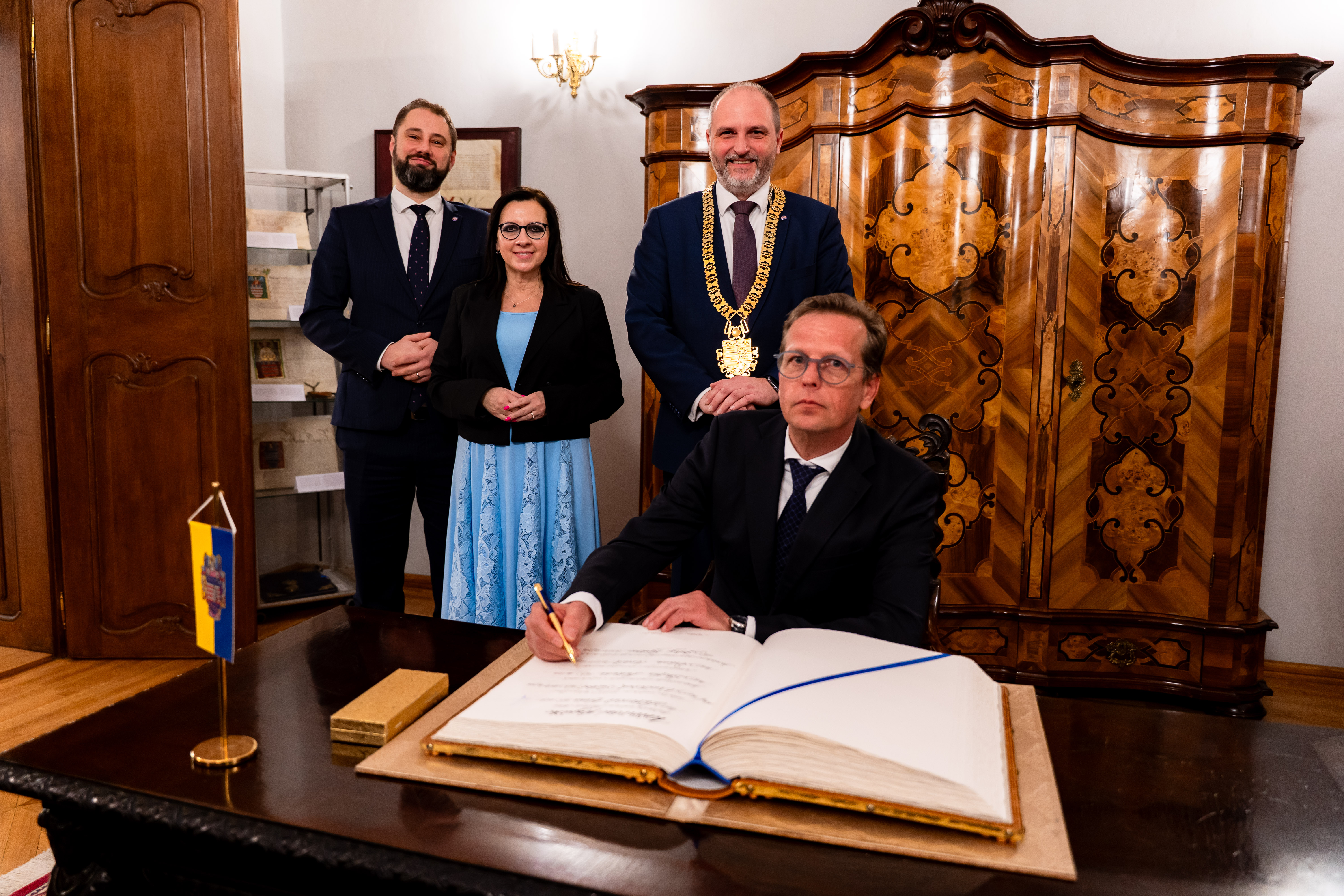 prijatie rektorov univerzit mesta Kosice a riaditelov nemocnic-40